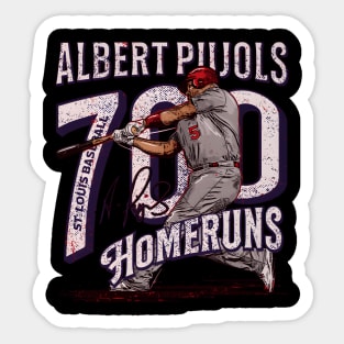 Albert Pujols St.Louis 700 Home Runs Wave Sticker